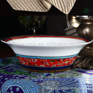 9 Inches Fine Bone China Luxury Salad Bowl of Grand Banquet